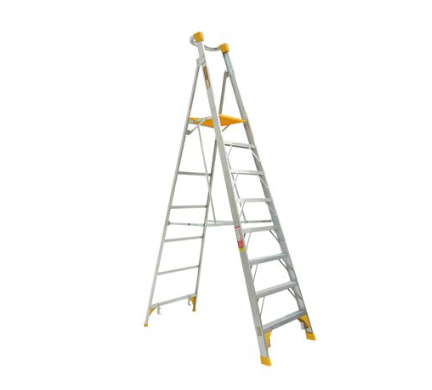 Gorilla Platform ladder Aluminium 3.6m (12ft) Aluminium 180kg Heavy Duty Industrial PL012-HD Ladder Gorilla Hartman Group