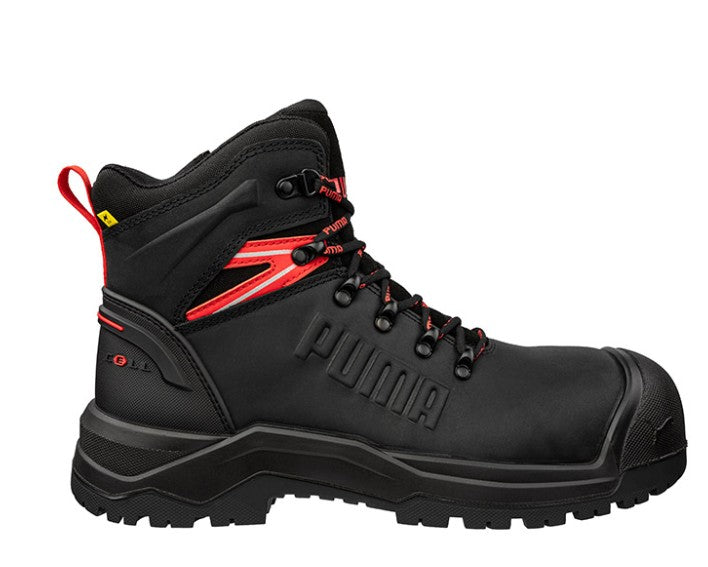 Puma Iron Heavy Duty 6" Mid Cut Safety Boot Black Sizes 6-13 PU632747 Safety Boots Puma