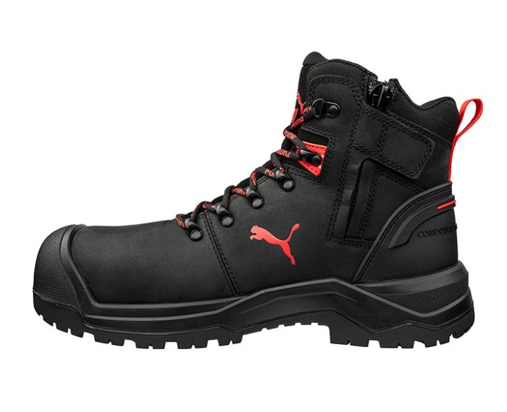 Puma Iron Heavy Duty 6" Mid Cut Safety Boot Black Sizes 6-13 PU632747 Safety Boots Puma