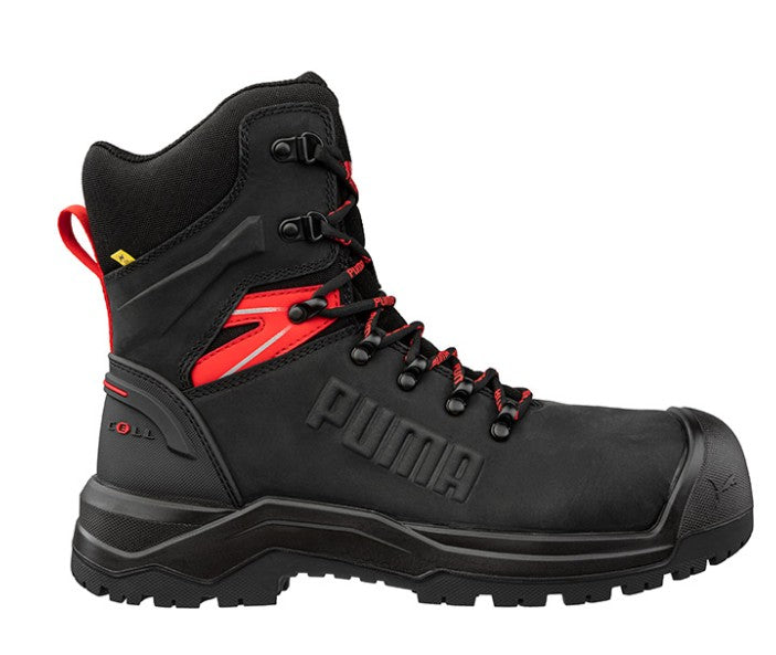 Puma Iron Heavy Duty High Cut 8" Safety Boot Black Sizes 6-13 PU632777 Safety Boots Puma