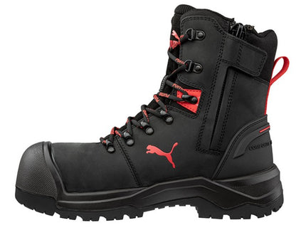 Puma Iron Heavy Duty High Cut 8" Safety Boot Black Sizes 6-13 PU632777 Safety Boots Puma