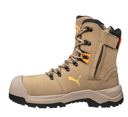 Puma Iron Heavy Duty High Cut 8" Safety Boot Stone Sizes 6-13 PU632787 Safety Boots Puma