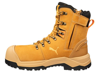 Puma Iron Heavy Duty High Cut 8" Safety Boot Wheat Sizes 6-13 PU632797 Safety Boots Puma