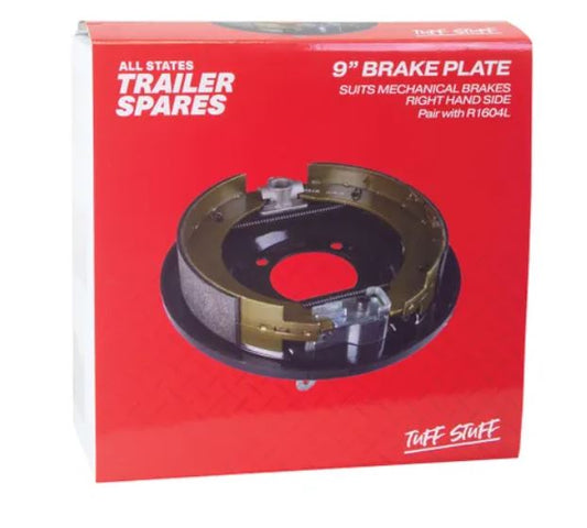 All States Trailer 9 inch Mechanical Backing Plate Right R1604R Brake Plate All States Trailer Spares