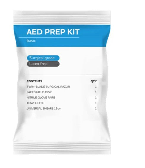 FastAid AED Basic Prep Kit for Defibrillation RDP901 Defibrillator Kit FastAid