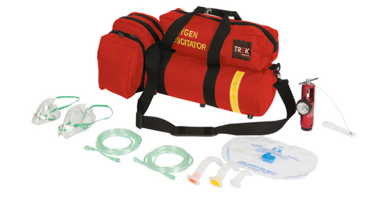 FastAid Trek Oxygen Kit, Oxy-Resus Eco, Soft Case First Aid ROK120 First Aid FastAid