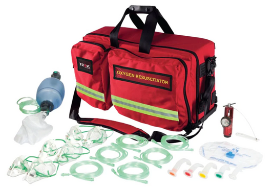 FastAid Trek Oxygen Kit, Oxy-Resus Advantage, Soft Case ROK122 First Aid FastAid