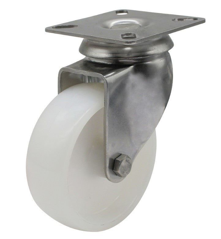 Swivel 75mm Nylon Wheel 50kg Capacity Stainless Steel Castor S3730 Castor Wheel Richmond Rolling Solutions