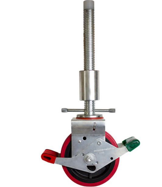 Adjustable Thread Type Scaffold Castor 200mm S879B Castor Richmond Rolling Solutions