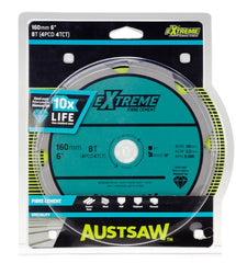 Austsaw 160mm (6 1/4in) Polycrystalline Diamond Blade  20/16mm Bore - 4PCD 4TCT Teeth PCD160