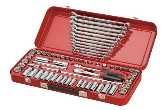 Sidchrome 68 Piece 3/8" Drive Metric/AF Socket & Spanner Set SCMT13115 Socket Set Sidchrome