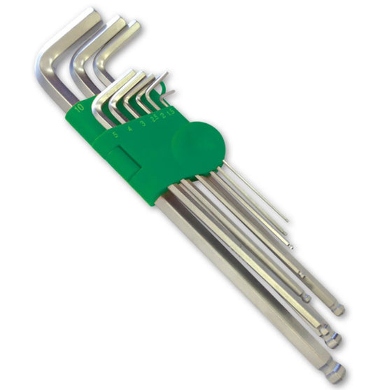 Typhoon Tools imperial long ball point hex key set 9 Pieces 70613 Hex Key Typhoon Tools