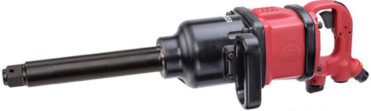 Shinano 1" Heavy Duty Inline Grip Impact Wrench with 8" Extended Anvil SI1888 Impact Wrench Shinano