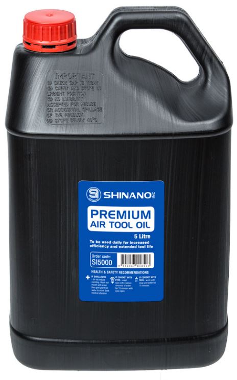 Shinano 5 Litre Air Tool Oil SI5000 Oil Shinano