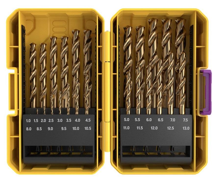 Alpha Cobalt Metric Tuffbox Pro Drill Set 25 Piece 1.0-13.0mm SM25COTP Drill Bit Alpha