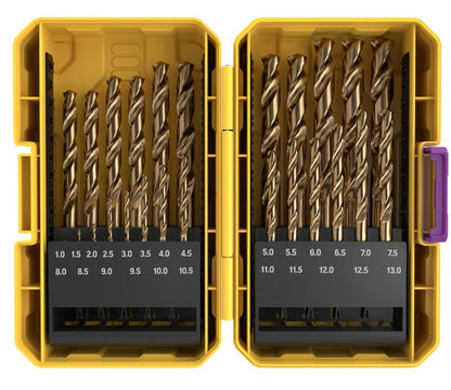 Alpha Cobalt Metric Tuffbox Pro Drill Set 25 Piece 1.0-13.0mm SM25COTP Drill Bit Alpha