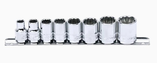 SP Tools 3/8"Dr Socket Rail Set SAE Only 12pt 5/16 to 3/4" 8pc SP20231 socket rail SP Tools