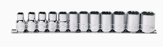SP Tools 1/2"Dr Socket Rail Set Metric Only 12pt 10mm to 24mm 12pc SP20330 socket rail SP Tools