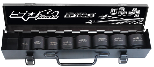 SP Tools 3/4"Dr Impact Socket Set - 6pt SAE - 8pc SP20415 Socket Set SP Tools