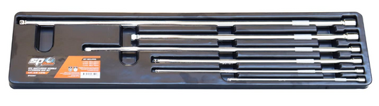 SP Tools 1/4", 3/8" & 1/2"Dr - Multi-Drive Wobble Extension Bar Set - Long - 6pc SP20987 Socket Set SP Tools