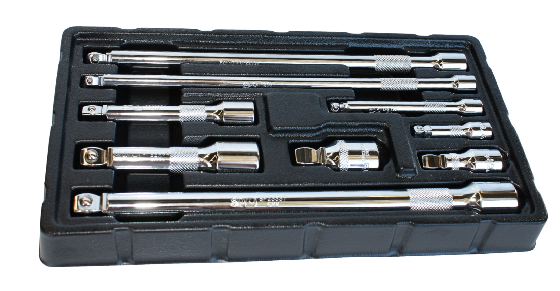 SP Tools Multi-Drive Wobble Extension Bar Set 9pc SP20988 Socket Set SP Tools