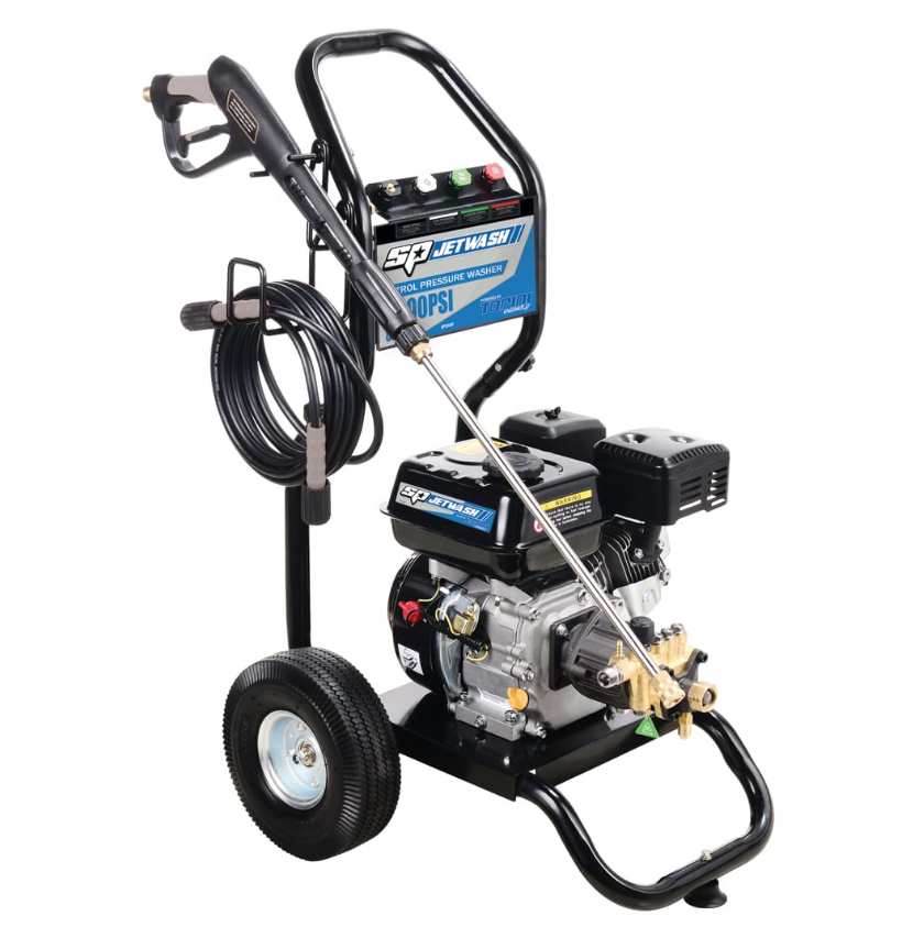 SP Jetwash Pressure Washer - Petrol Domestic - 2500PSI - 9.7LPM 5.5HP SP250P Pressure Cleaner SP Tools