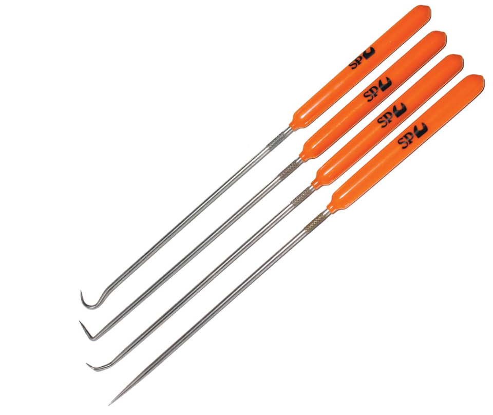 SP Tools Hook & Pick Set Mini Long 4pc SP30843 pick SP Tools