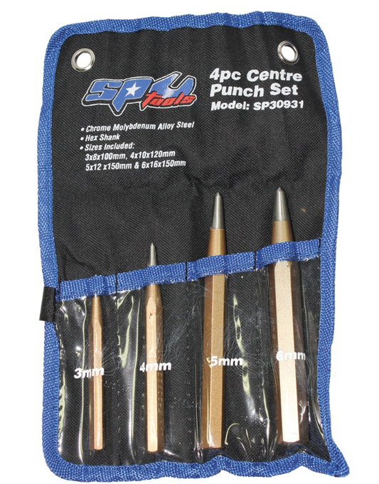 SP Tools Centre Punch Set 4pc SP30931 punch set SP Tools