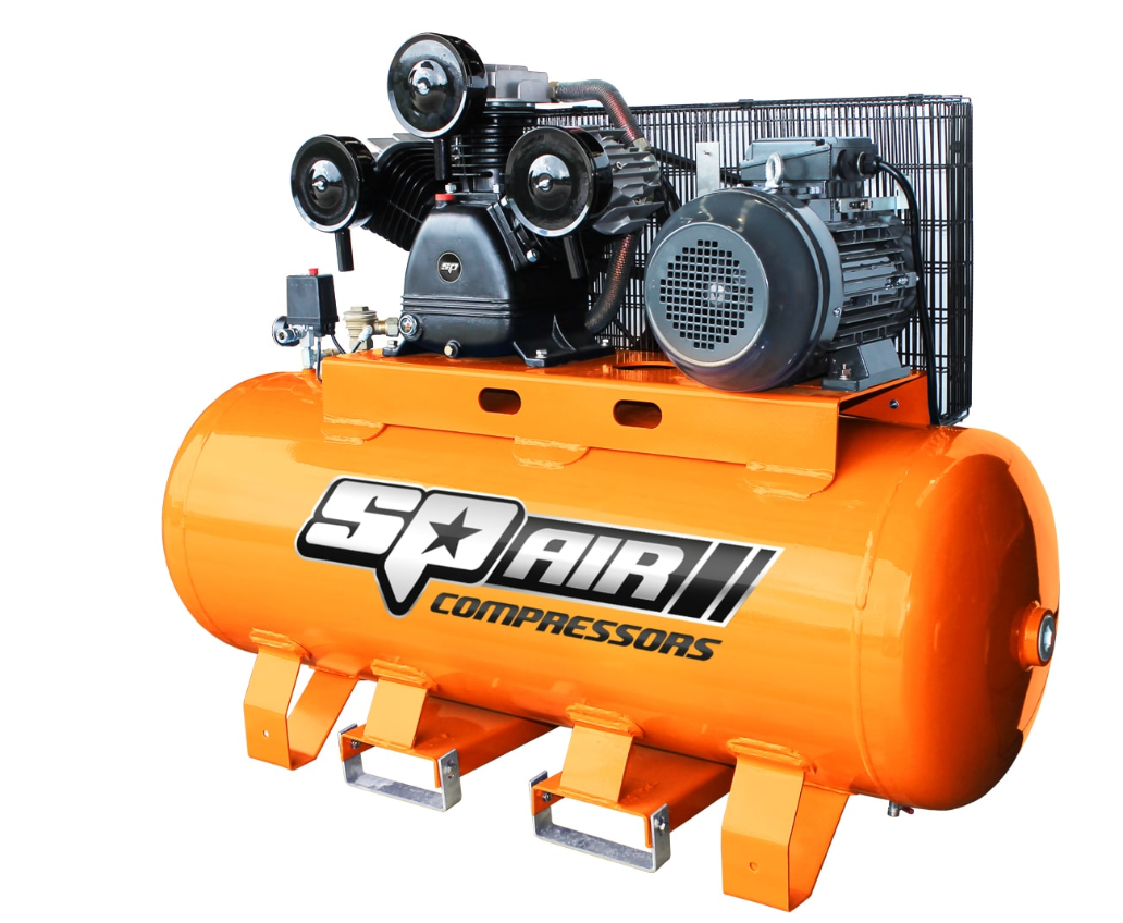 SP Tools Air Compressor - Triple Cast Iron Stationary - 7.5Hp 3 Phase 270LT SP35 Compressor SP Tools