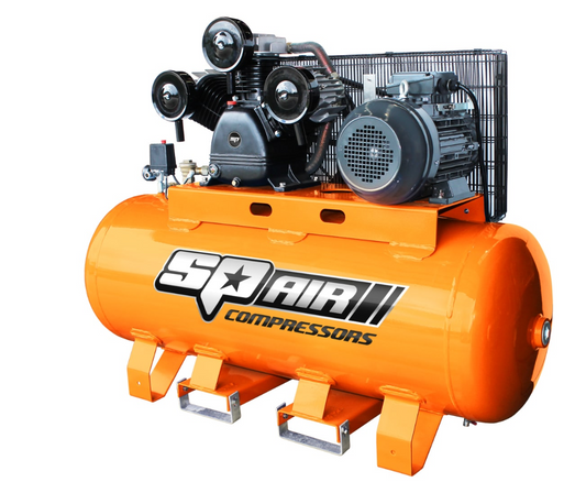 SP Tools Air Compressor - Triple Cast Iron Stationary - 7.5Hp 3 Phase 270LT SP35 Compressor SP Tools