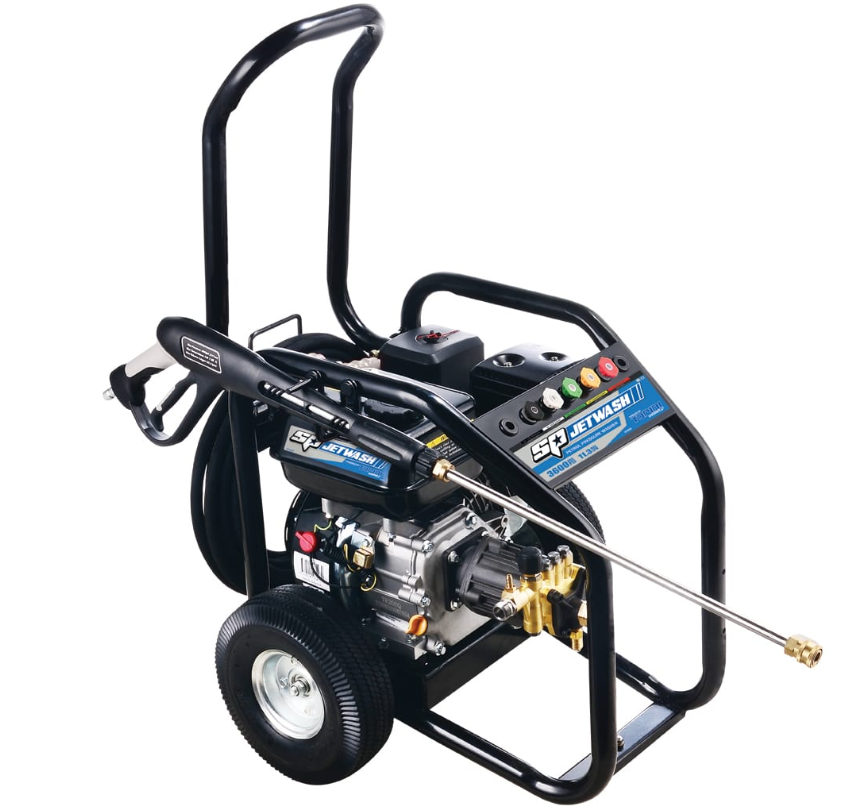 SP JetWash Pressure Washer - Petrol Heavy Duty - 3600PSI - 11.3LPM 6.5 ...