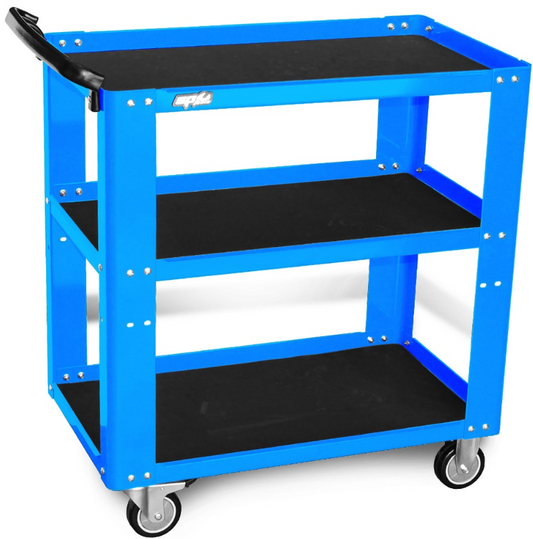 SP Tools Professional Service Trolley 3 Shelf Blue SP40019BL Trolley SP Tools