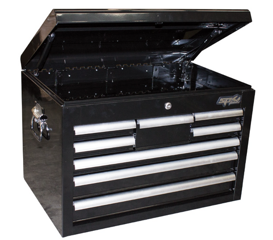 SP Tools Custom Series Tool Box 8 Drawer Deep Black SP40103 Tool Box SP Tools