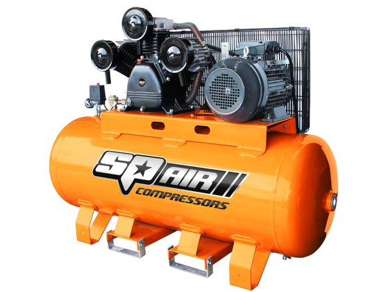 SP Tools Air Compressor - Triple Cast Iron Stationary 10Hp 3 Phase 270LT SP50 Compressor SP Tools