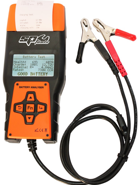 SP Tools Premium Battery Analyser with Built-in Printer - 12v SP61065 Analyzer SP Tools