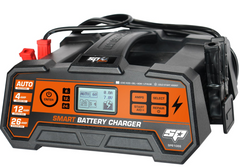 SP Tools Smart Battery Charger - 8 Stage Multi Volt  6, 12 & 24v - 26A SP61086
