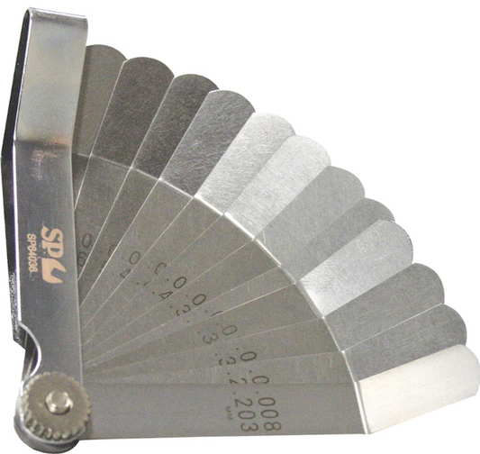 SP Tools Feeler Gauge Set 12pc Offset 4” SP64036 gauge SP Tools