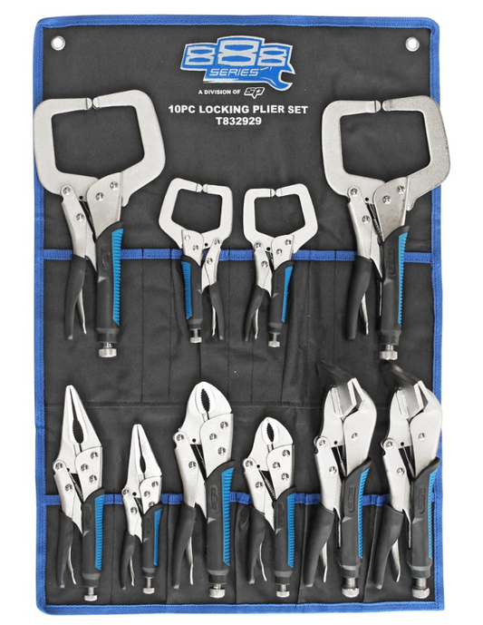 SP Tools 888 Locking Plier Set 10 Piece T832929 Plier and Cutters SP Tools