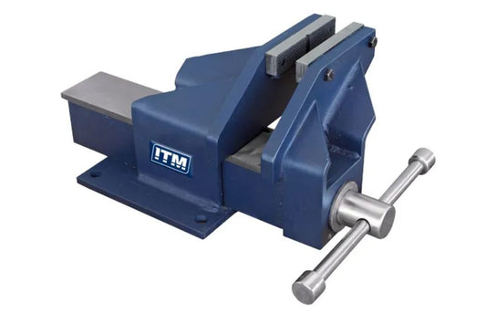 ITM Fabricated Steel Bench Vice, Offset Jaw, 125mm TM104-125 Vice ITM