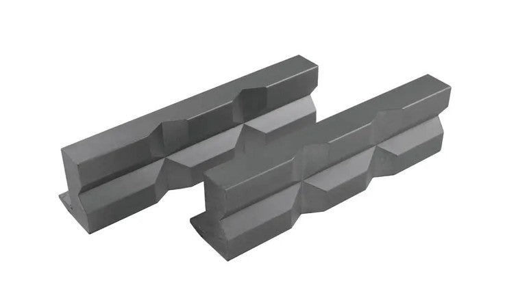 ITM Soft Vice Jaws Magnetic, Alumimium Prism Face 125mm TM121-125 Prism Face ITM