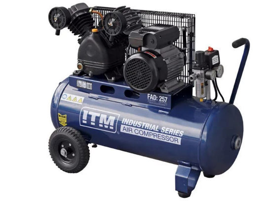 ITM Air Compressor, Belt Drive, 2.5hp 60ltr Fad 257l/Min TM351-25060 Compressor ITM