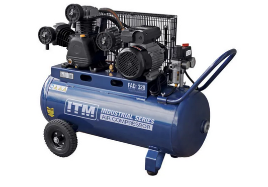 ITM Air Compressor, Belt Drive, 3.0Hp 90Ltr Fad 328L/Min TM351-30090 Compressor ITM