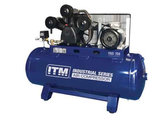 ITM Air Compressor, Belt Drive Stationary 3 Phase, 7.5hp 270ltr Fad 704 L/Min TM353-75270 Compressor ITM