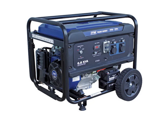 ITM 6.8KVA Generator Petrol 5500 Watt Peak Electric Start TM510-5500 Generator ITM