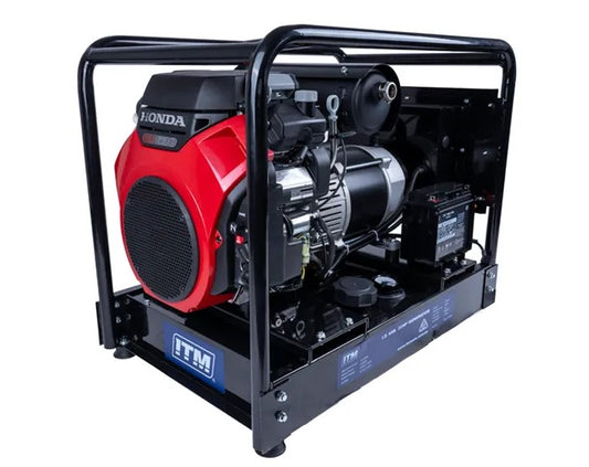 ITM 13KVA Generator Petrol 10,500 Watt Peak With Honda Gx630 E/Start Engine & 34L Tank NewTM522-10500 Generator ITM