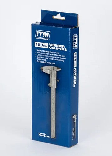 ITM Vernier Caliper, Stainless Steel, 0-150mm TM610-015 Caliper ITM