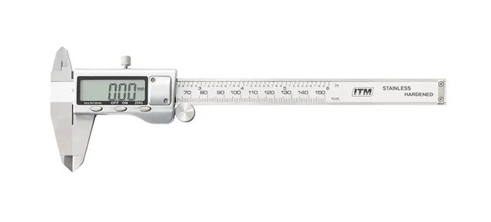 ITM 150mm Digital Vernier Caliper, Metric, Imperial, Fractional TM610-115 Caliper ITM