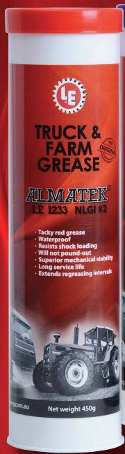 Almatek Truck & Farm Winter or Summer 450gm Tube Box of 10 LE 1233AC LE 1235AC grease Almatek