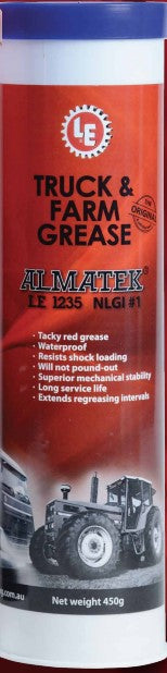 Almatek Truck & Farm Winter or Summer 450gm Tube Box of 10 LE 1233AC LE 1235AC grease Almatek