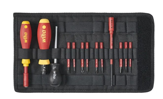 WIHA 14 Piece Torque Screwdriver Set, 0.8 To 5.0nm Torque Range, Inc. Folding Bag, VDE 1000V Insulated WH-40674 screwdriver set WHIA